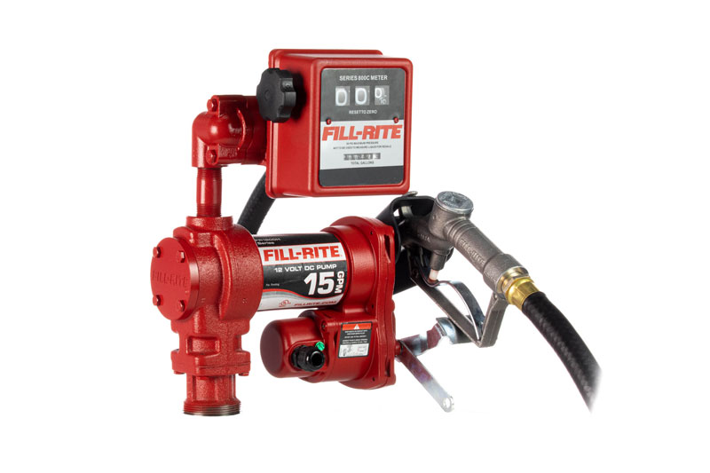 FR1211H 15 GPM 12 Volt Pump/Meter, Hose, Manual Nozzle