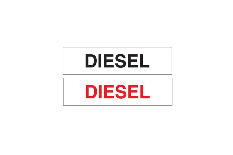 Diesel Vinyl Decals<br>6" x 2"