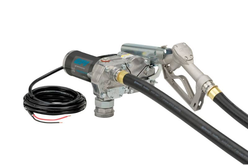 M-180S-ML 20 GPM 12V Gear Pump, Hose, Manual Nozzle, Cord, Tube