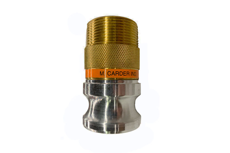 Swivel 1.5" Brass MNPT X Alum Male Camlock