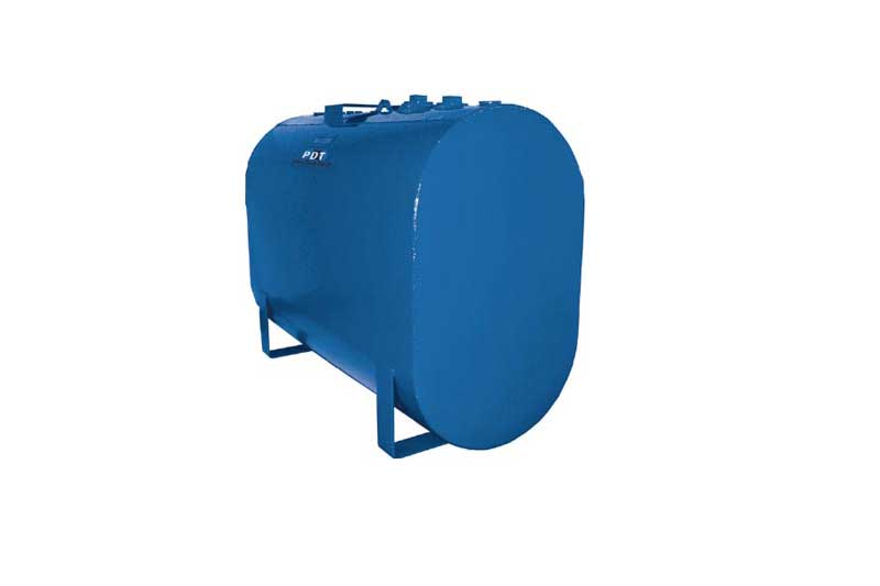 275 Gal Obround Single Wall Tank W/Feet