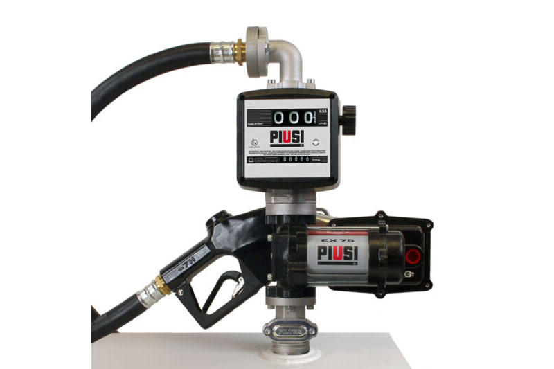 PIUSI EX75 12 Volt Pro Fuel Pump Transfer Kit