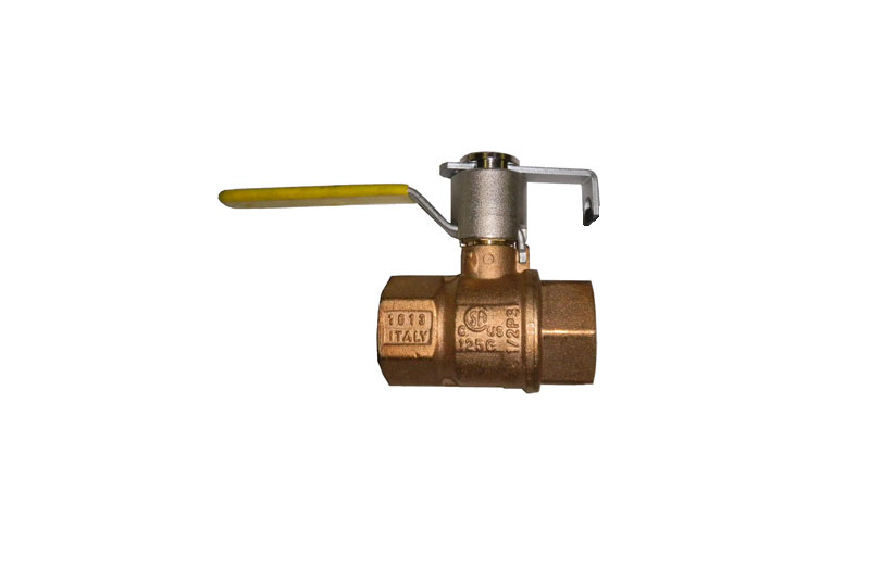 Heavy Duty Ball Valve W/Locking Device 3/4"