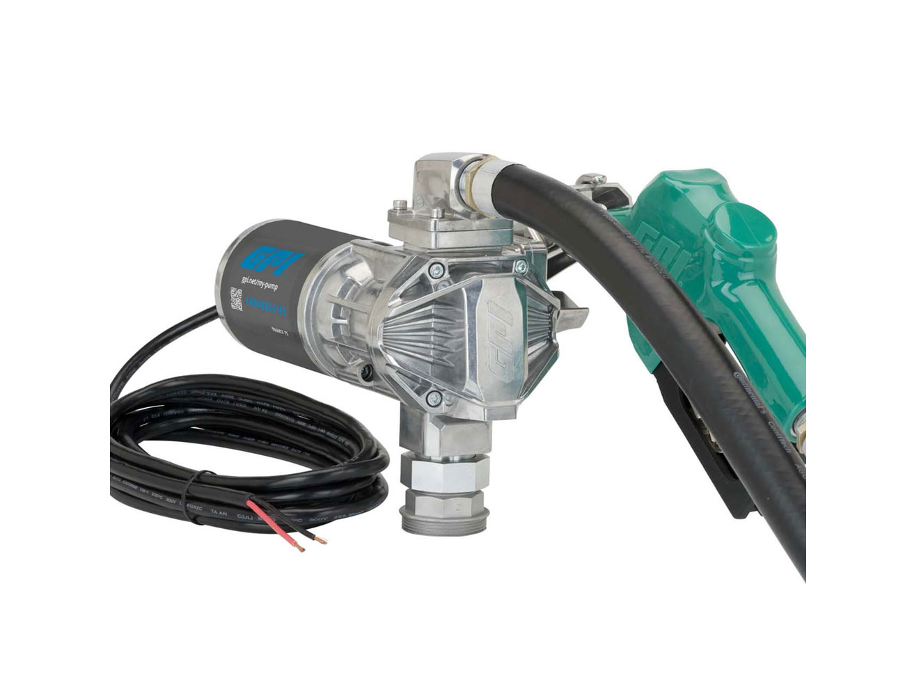 G20-012AD 20 GPM 12V Modular Pump, Hose, Auto Nozzle, Cord, Tube
