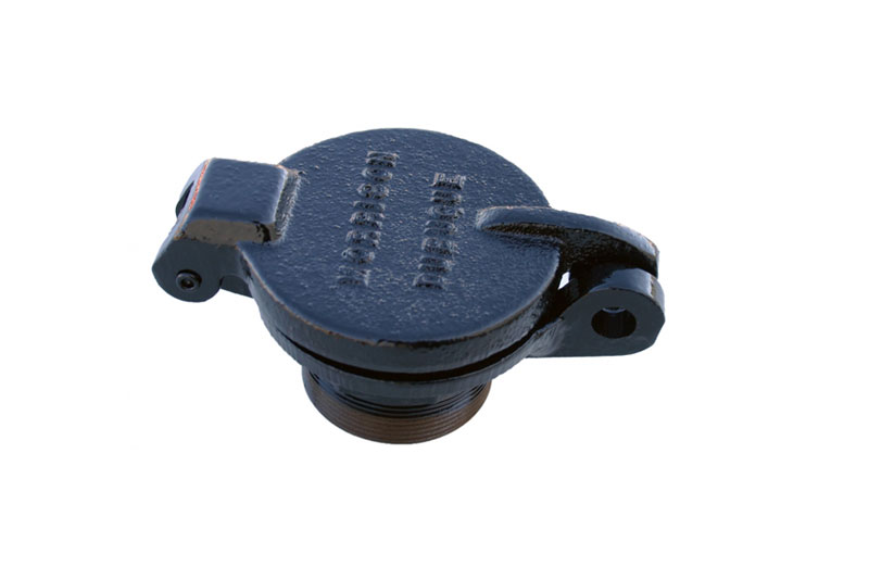 2" Cast Iron Male NPT Flip Cap