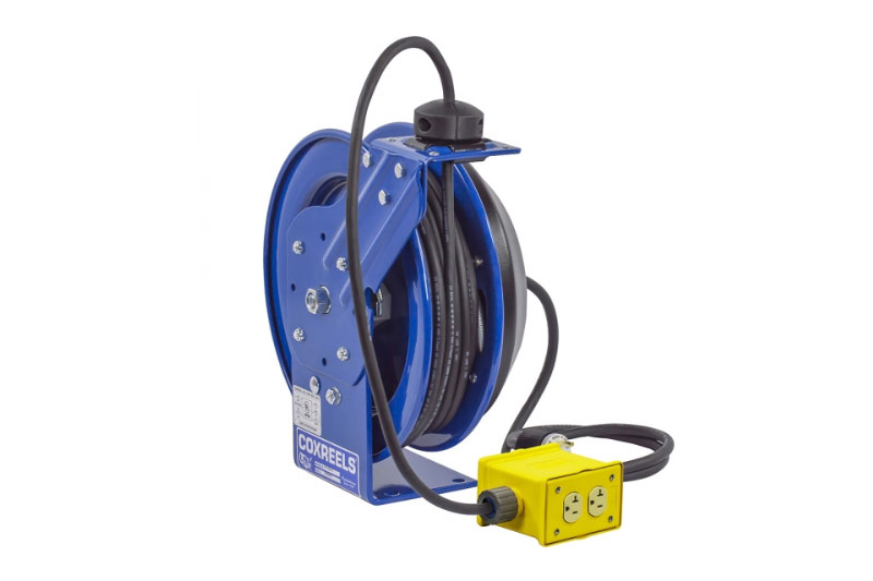 115 Volt Power Cord Reel With 75' Wire
