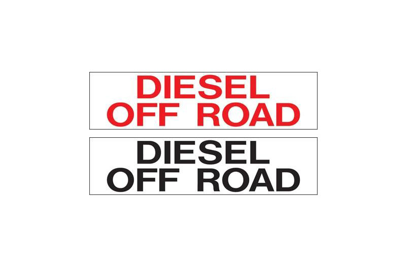 Diesel Off Road Decals<br>12" X 3"