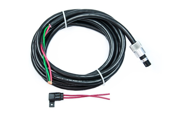 Power Cable For 3200 Series Nextec Pumps, fuse & battery clamps attached