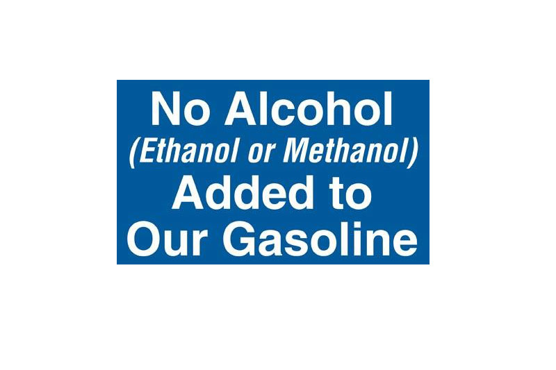 No Alcohol Added <br> 5" X 3"