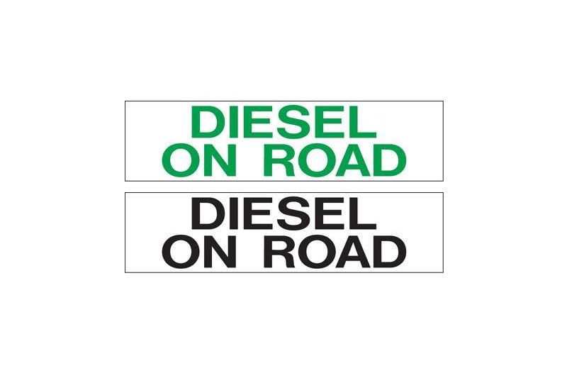 Diesel On Road Decals<br>12" X 3"