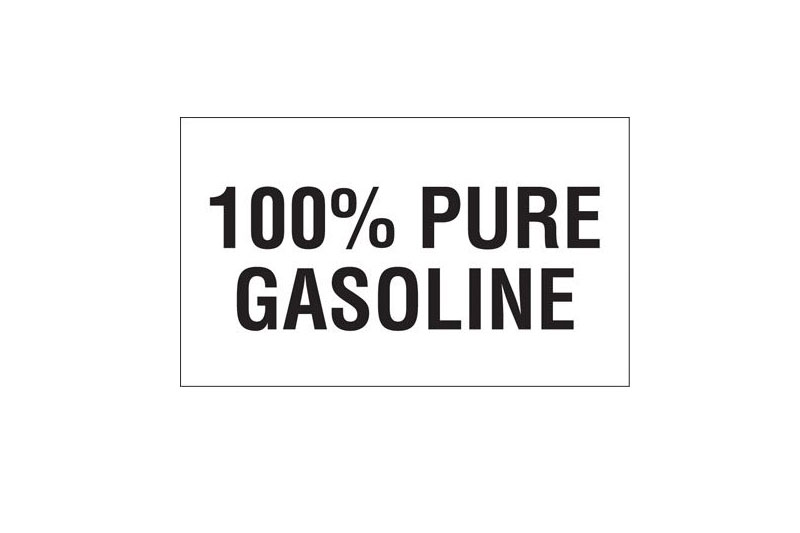 100% Pure Gas Decal<br>5" x 3"