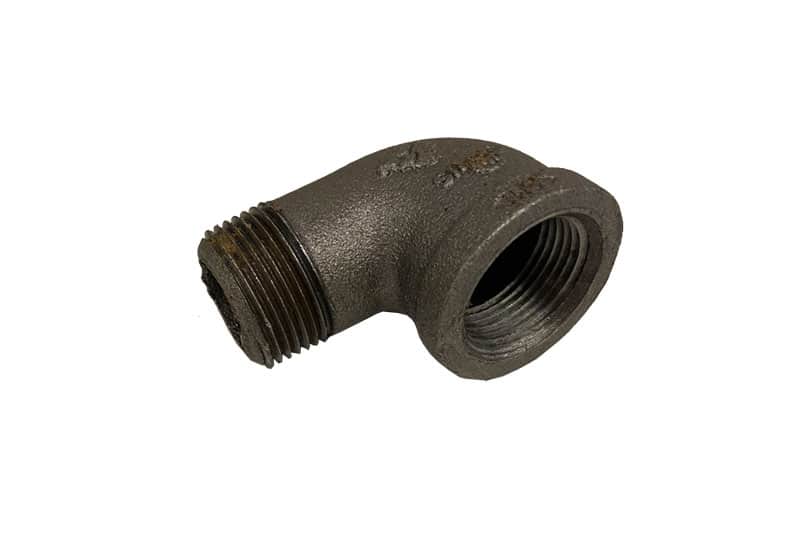 Street Elbow Black Iron, Various Sizes