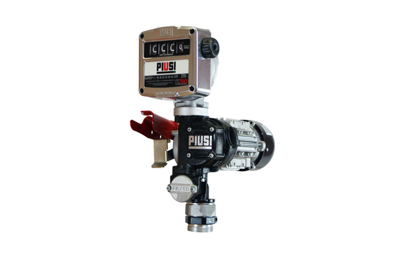 PIUSI EX72 120 Volt Continuous Duty Pump & Meter, Up To 20 GPM